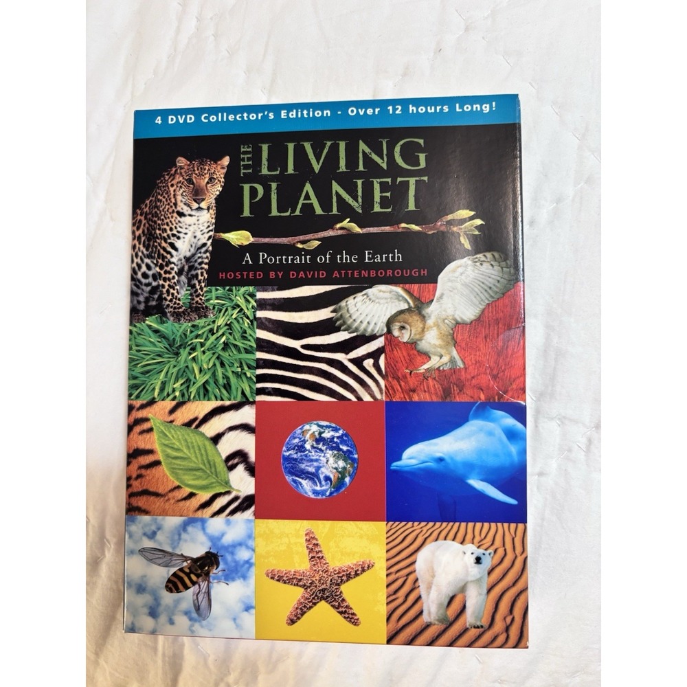 Living Planet (DVD) A Portrait of the Earth‎ Hosted by David Attenborough,collec